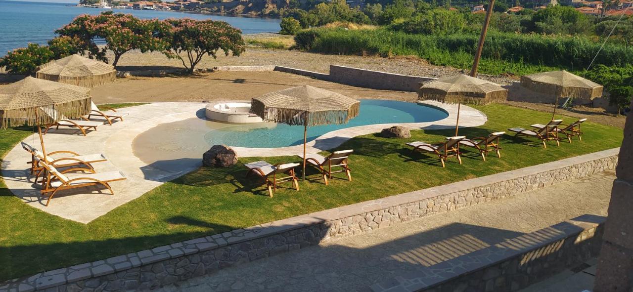 Michaela Beach Houses Mythimna Esterno foto